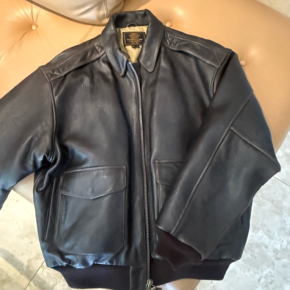 Heavy duty Leather Bomber Jacket